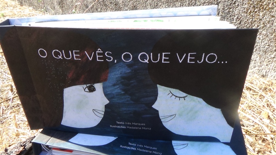 capa do livro 'O que vês, o que vejo' de Inês Mota Marques